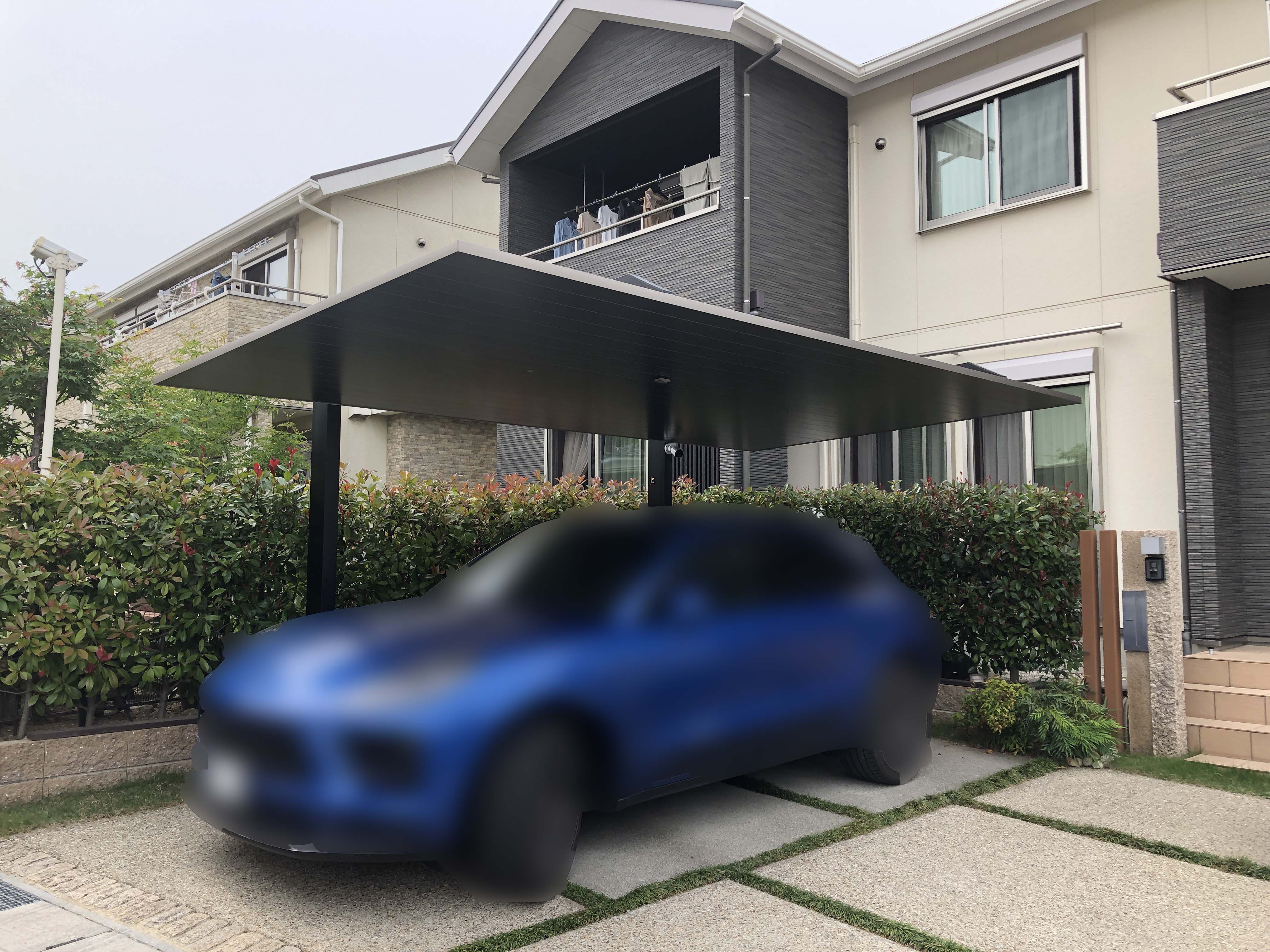 カーポート設置後の雨水の処理について(カーポートSC) カーポート設置後の雨水の処理について(カーポートSC)