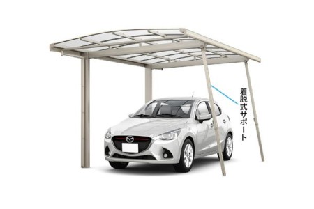 着脱式サポートを取り付ける 