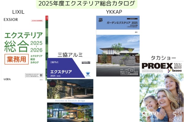 2025年版エクステリア総合カタログ「価格改定版」　出揃う！LIXIL、三協アルミ、YKKAP