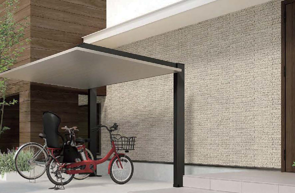 最近、問合せ急増中！自転車置場の屋根、サイクルポート