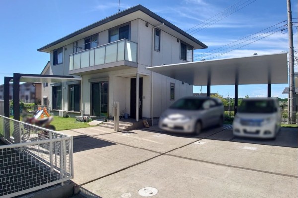 ＜最近の施工事例＞カーポートSCの後方支持タイプを施工！建築確認申請への対応と多くのやり取りを経て生み出された作品に！
