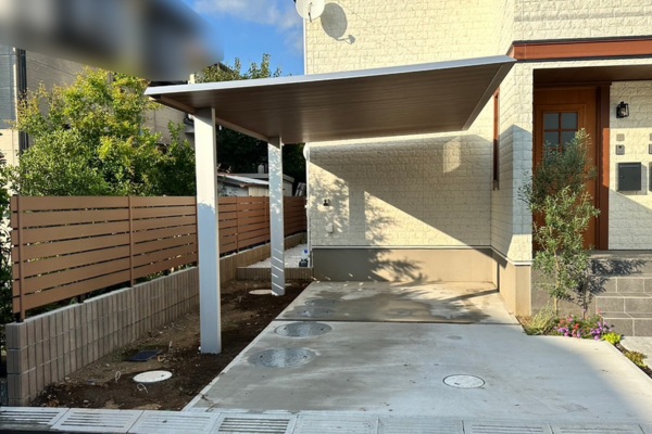 施工事例｜敷地内の障害物（埋設物）に苦慮しながら、お客様の手配で障害物を回避！