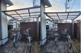 施工事例｜自転車置場、掘ってみないとわからないことも多いです！