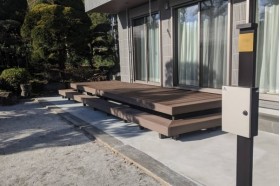 施工事例｜デッキの段床の取り合いと見積が難しい現場