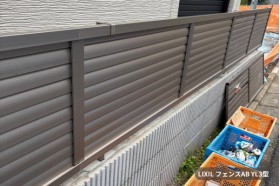 施工事例｜フェンス破損部分の交換対応！
