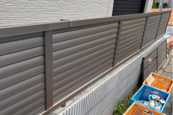 ＜最近の施工事例＞フェンス破損部分の交換対応！