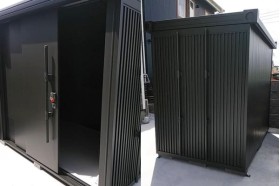 施工事例｜かなりカッコイイです！ヨド物置「BEAMS DESIGN」