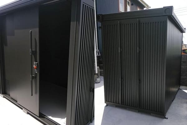 施工事例｜かなりカッコイイです！ヨド物置「BEAMS DESIGN」