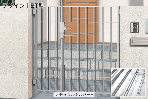 LIXIL アーキキャスト 門扉 BT型 BK型 BY型 標準門柱使用 標準納まり 両開き 親子開き/片開き