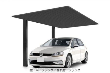 ブラック（柱・梁）＋ブラック（屋根） 