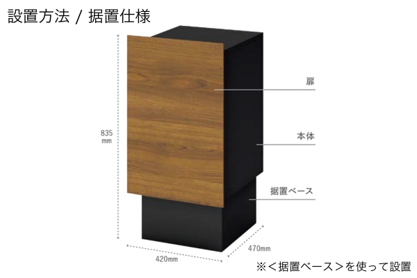 LIXIL 宅配ボックスKN 据置仕様