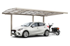 LIXIL カーポート フーゴA 1台用 延長タイプ