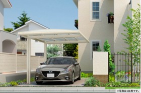 LIXIL カーポート フーゴA プラス 1台用 延長タイプ