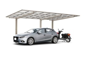 LIXIL カーポート フーゴF 1台用 延長タイプ
