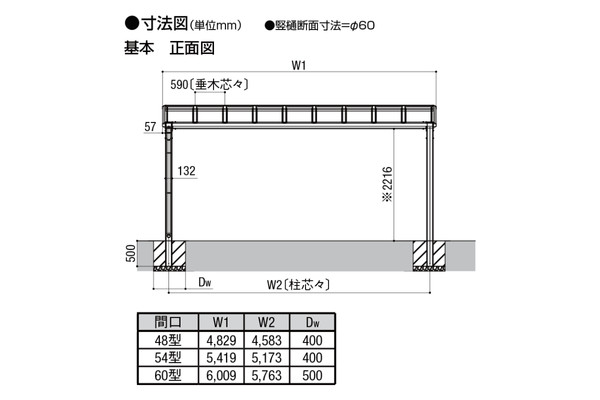 LIXIL カーポート フーゴF プラス 2台用