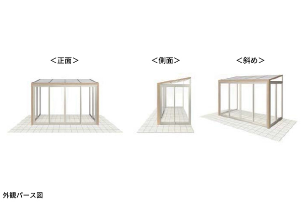LIXIL ガーデンルームGF 土間仕様 600タイプ
