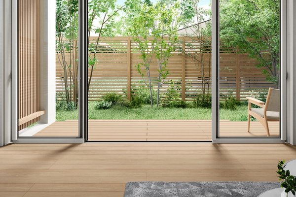 LIXIL ウッドデッキ 樹ら楽 プレーンタイプ｜人工木デッキ