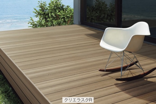 LIXIL ウッドデッキ 樹ら楽ステージ 木彫（人工木）
