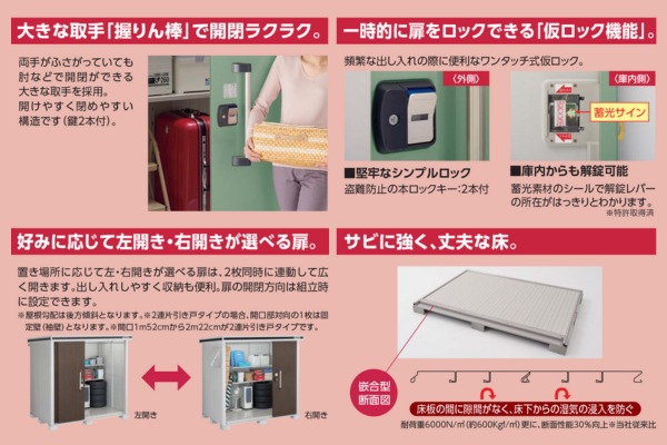 【2026年2月発売】ヨド物置 BLACK ブラック エルモ 中型・大型物置（LMD-BK）