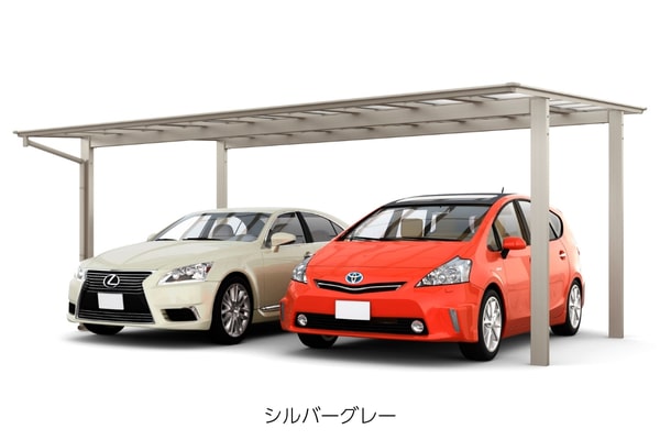 オリジナル商品 カーポート F型 2台用