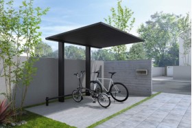 【2024年11月発売】YKKAP PLAIN ROOF プレーンルーフ ミニ 600タイプ（サイクルポート・駐輪場）