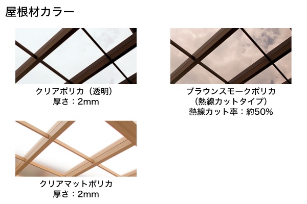 タカショー ポーチガーデン Sポーチ シンプル テラス 独立タイプ（壁寄せ）※外壁打付け無し