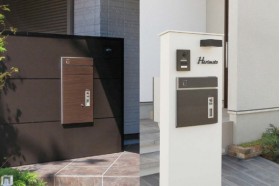 UNISON COLDIA コルディア100/コルディア80 ポスト有り 2重扉 宅配ボックス｜据置きタイプ