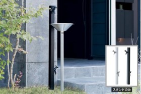 UNISON Spre スプレスタンド50 左右仕様 水栓2口 蛇口付き｜立水栓・水栓柱