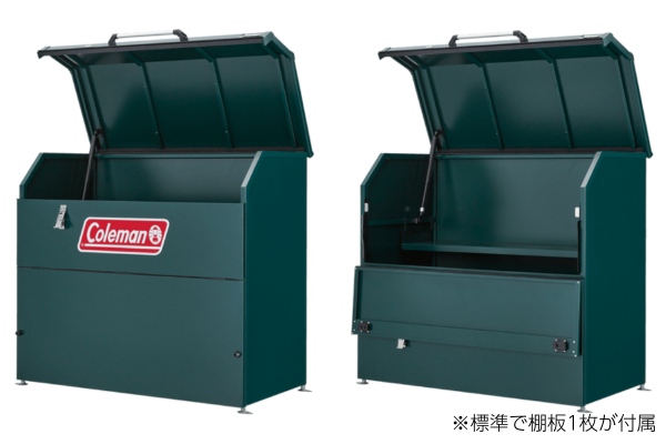 ヨド物置 ヨドストレージボックス Coleman モデル（YMSB-1207-CM/GR）