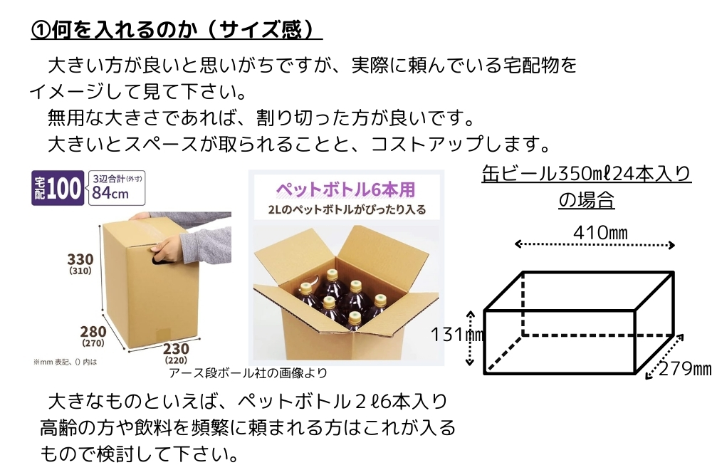何を入れるのか