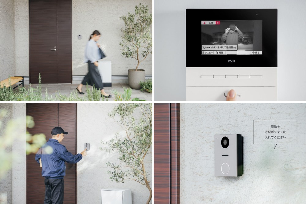 Nasta Interphone 2｜デザインと取り付けの設置イメージ