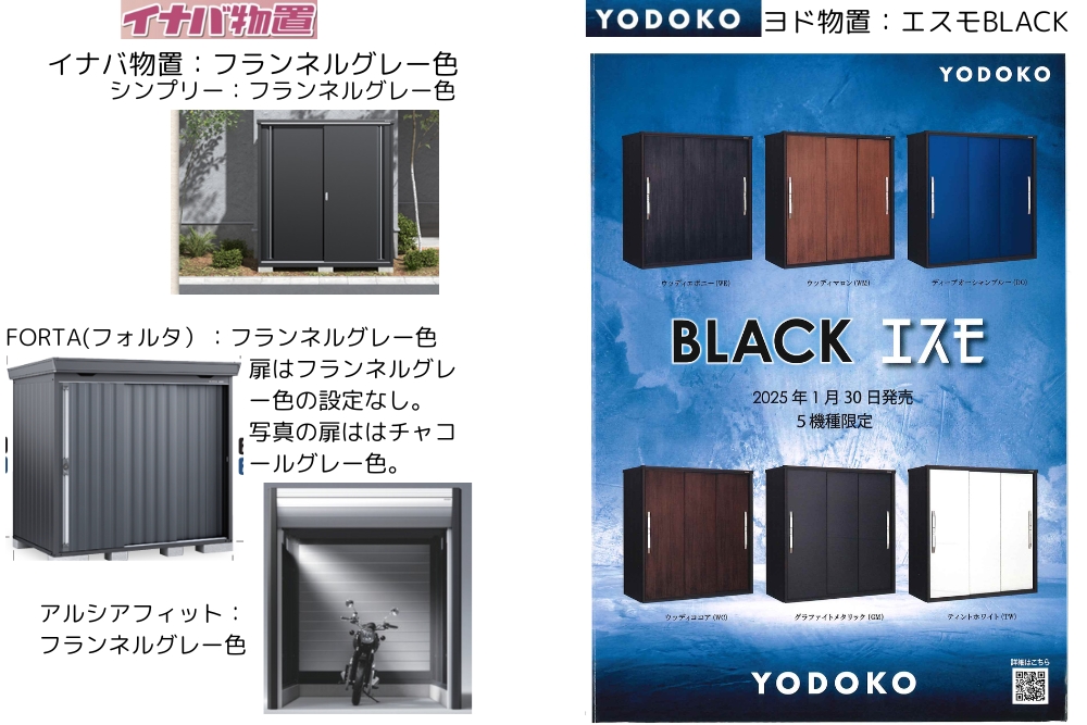 ヨド物置・イナバ物置