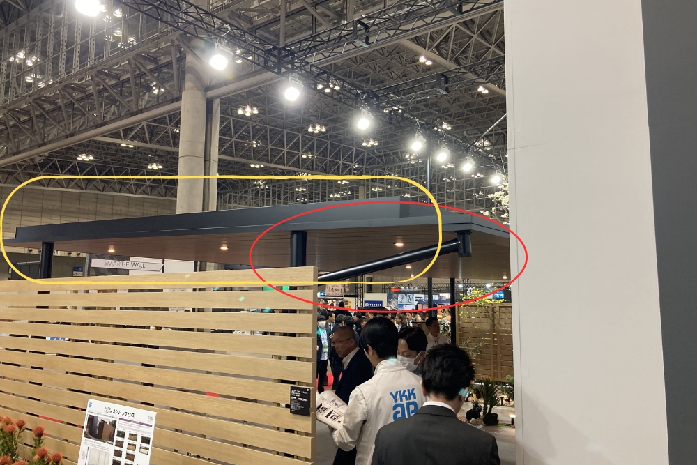 YKKAPプレーンルーフの中央柱仕様