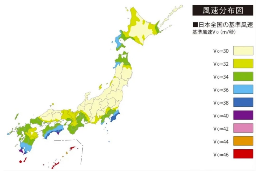 風速分布図