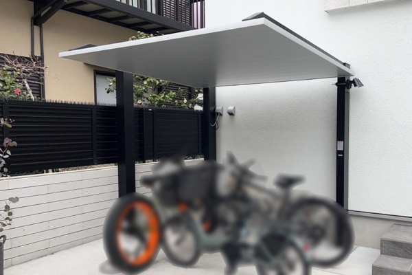 カーポートSCミニの施工後