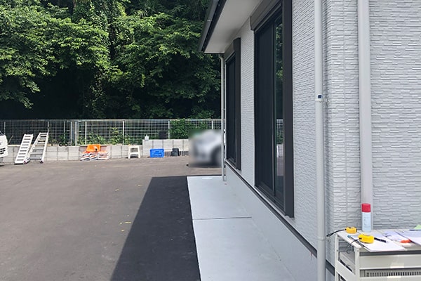 ガーデンルームの施工前